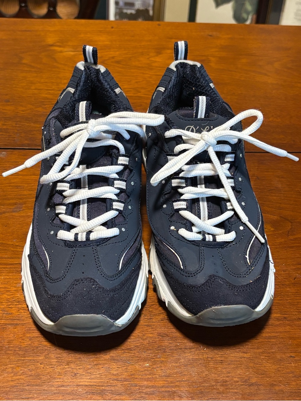Skechers Women’s D’Lites Sneakers Navy Size 8.5 Style 11936